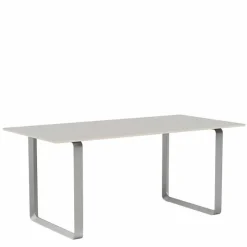 Discount 70/70 Grijs Linoleum Eettafel Eettafels
