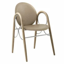 Online Arkade Stoel Wit Geolied Eiken Eetkamerstoelen