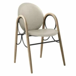 Online Arkade Stoel Wit Geolied Eiken Eetkamerstoelen