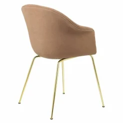 Sale Bat Stoel Gestoffeerd Messing Onderstel Eetkamerstoelen