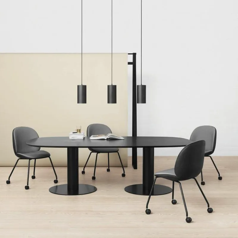 Clearance Beetle Stoel, met wielen Bureaustoelen|Eetkamerstoelen