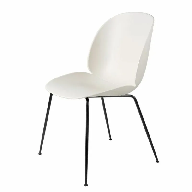 Clearance Beetle Stoel Un-upholstered Black Base Eetkamerstoelen