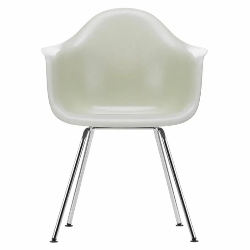 Eames Fiberglass Chair DAX Chroom Eetkamerstoelen