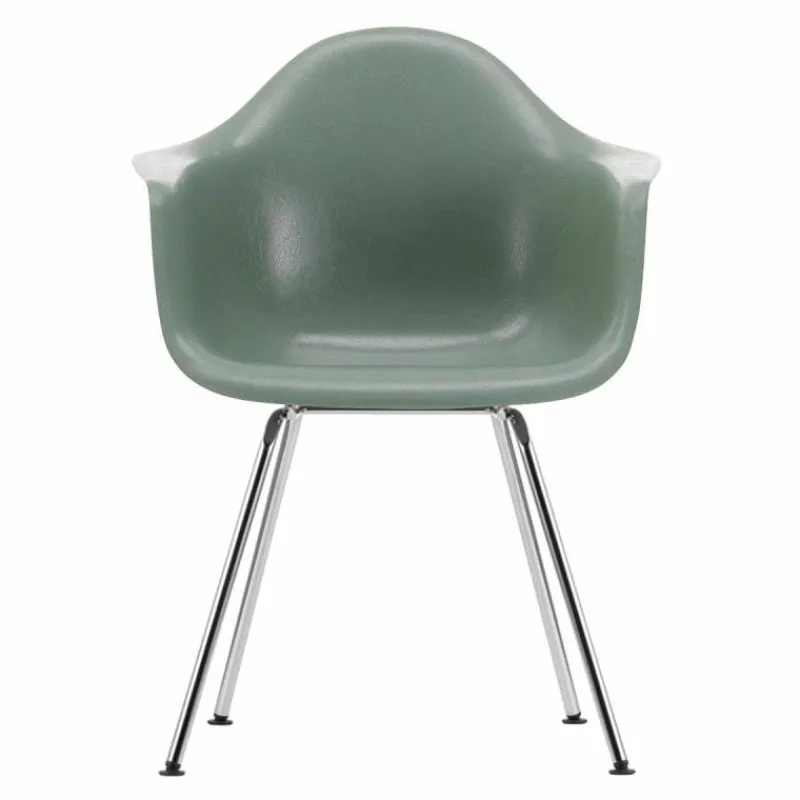 Eames Fiberglass Chair DAX Chroom Eetkamerstoelen