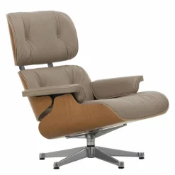 Outlet Eames Lounge Chair + Ottoman Leder Loungestoelen|Fauteuils