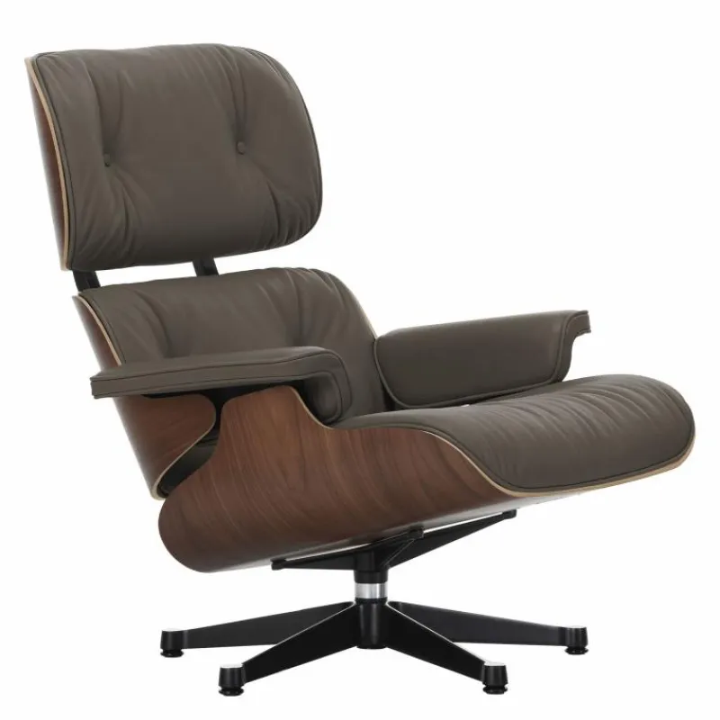 Outlet Eames Lounge Chair + Ottoman Leder Loungestoelen|Fauteuils