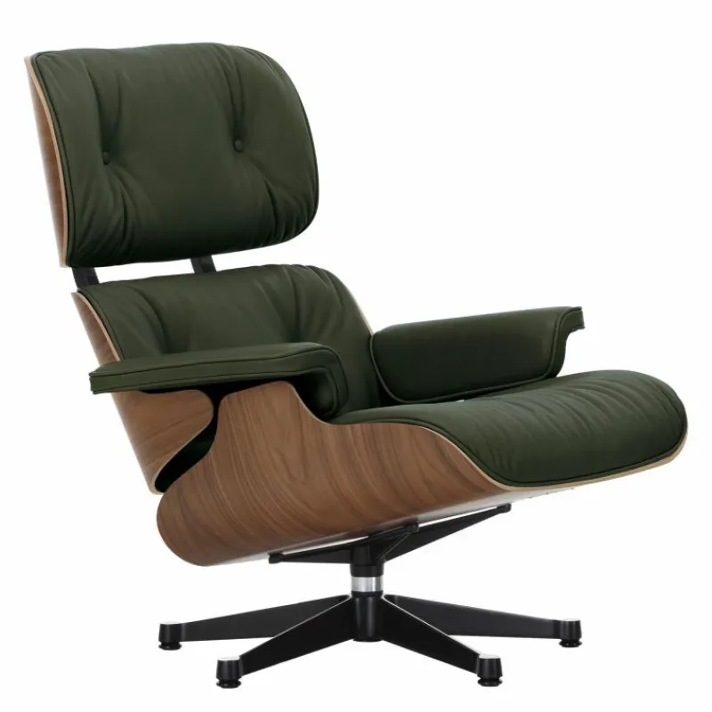 Outlet Eames Lounge Chair + Ottoman Leder Loungestoelen|Fauteuils