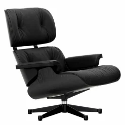 Outlet Eames Lounge Chair + Ottoman Leder Loungestoelen|Fauteuils