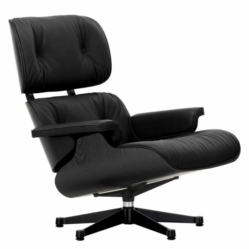 Outlet Eames Lounge Chair + Ottoman Leder Loungestoelen|Fauteuils