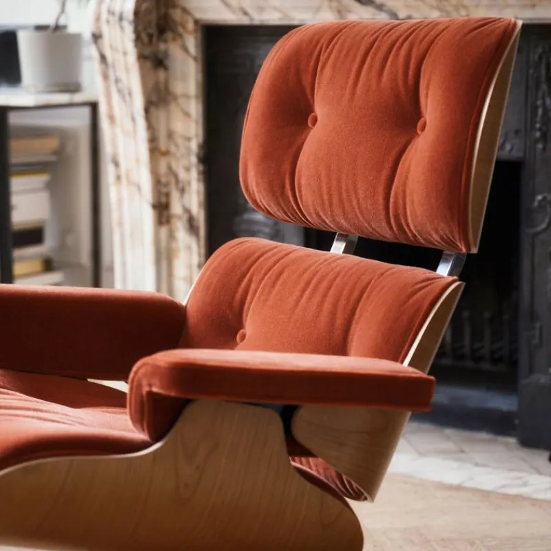 Sale Eames Lounge Chair + Ottoman Stof Fauteuils