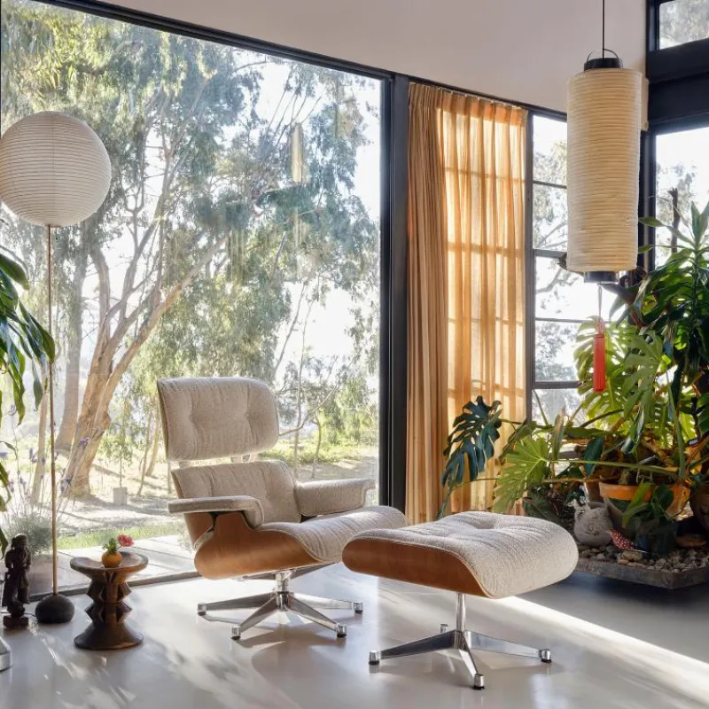 New Eames Lounge Chair Stof Loungestoelen|Fauteuils