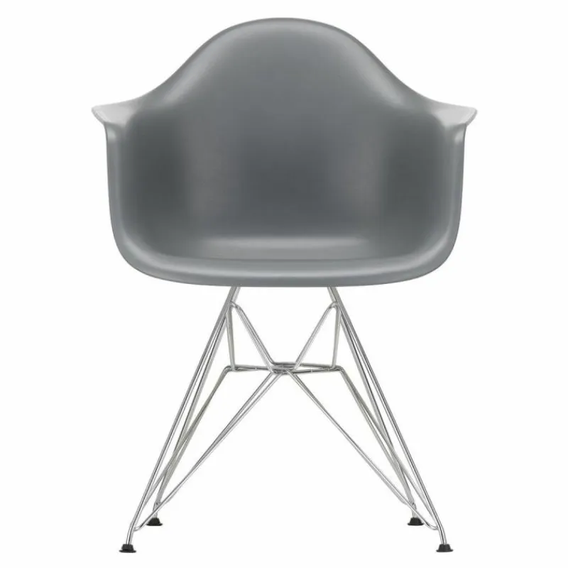 New Eames Plastic Chair DAR Chroom Onderstel Eetkamerstoelen