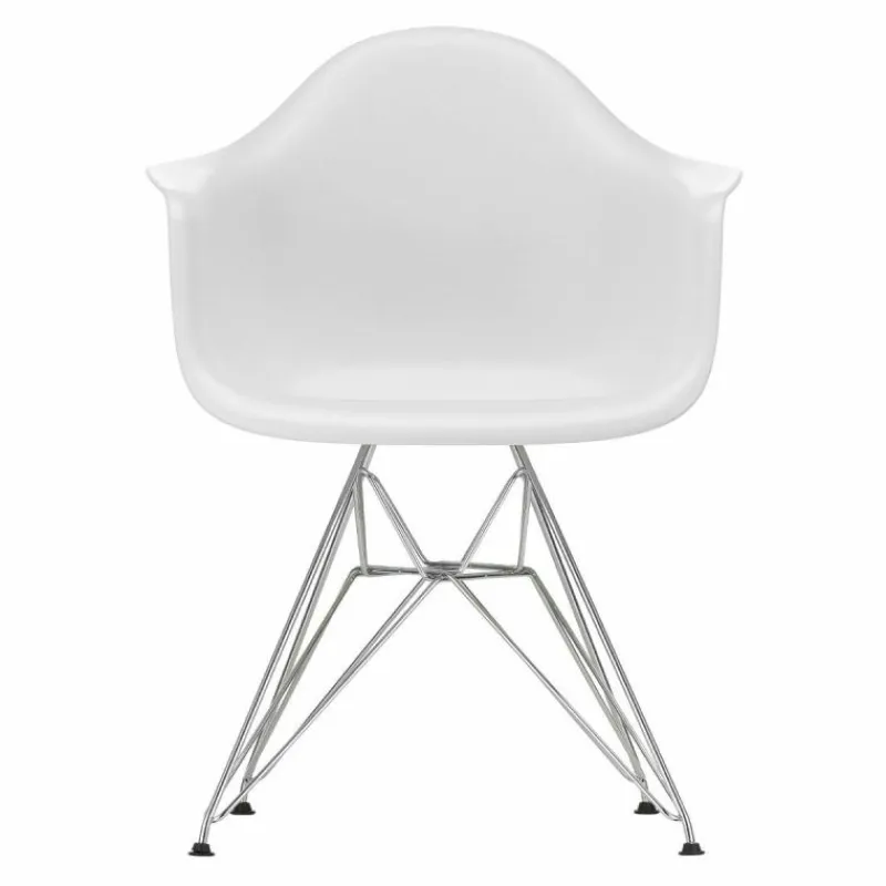 New Eames Plastic Chair DAR Chroom Onderstel Eetkamerstoelen