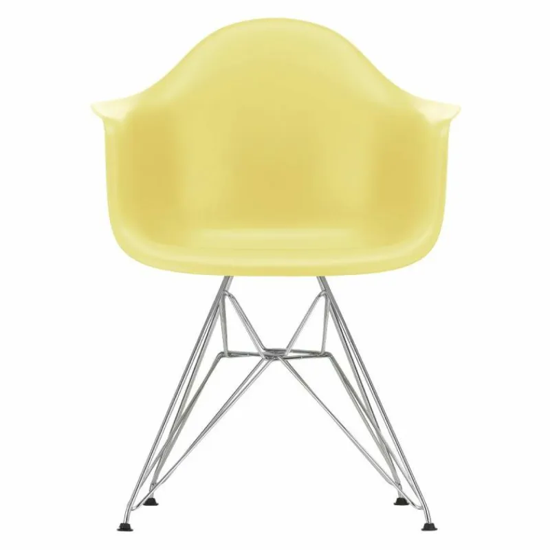 New Eames Plastic Chair DAR Chroom Onderstel Eetkamerstoelen