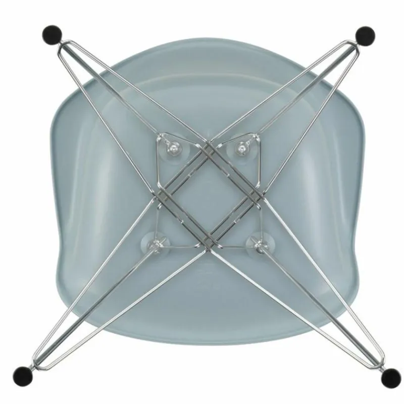 New Eames Plastic Chair DAR Chroom Onderstel Eetkamerstoelen