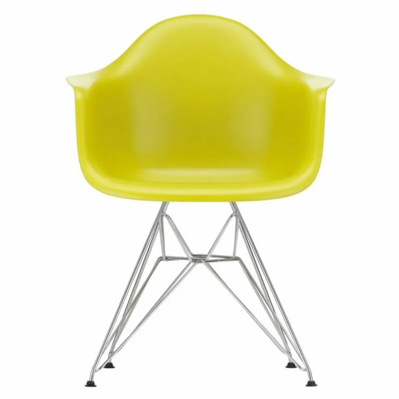 New Eames Plastic Chair DAR Chroom Onderstel Eetkamerstoelen