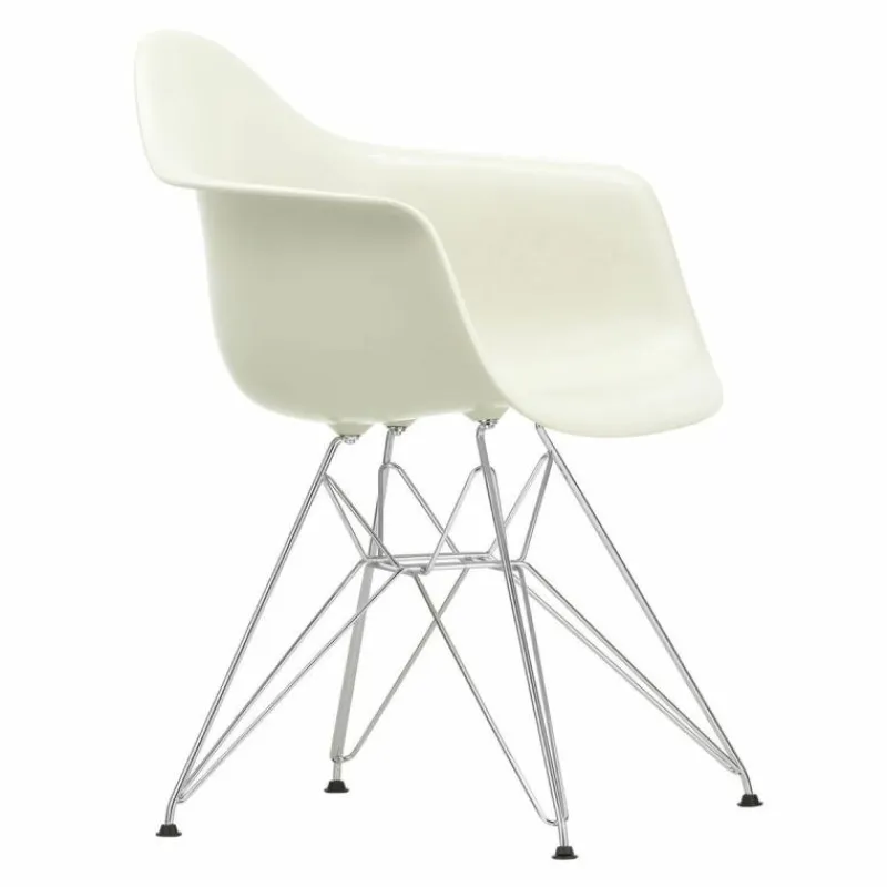 New Eames Plastic Chair DAR Chroom Onderstel Eetkamerstoelen