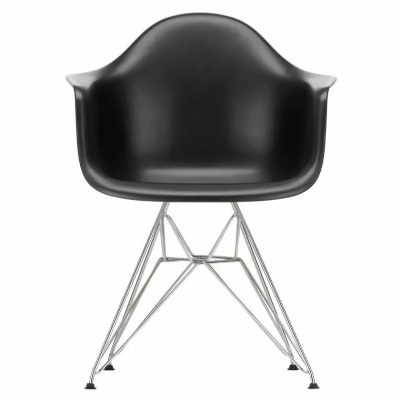New Eames Plastic Chair DAR Chroom Onderstel Eetkamerstoelen