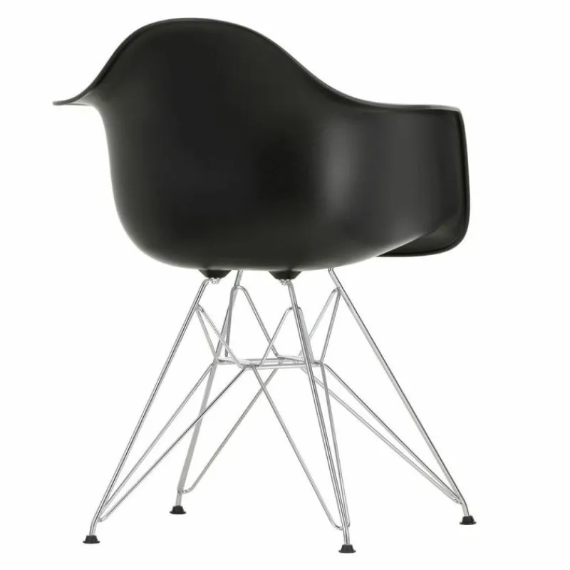 New Eames Plastic Chair DAR Chroom Onderstel Eetkamerstoelen