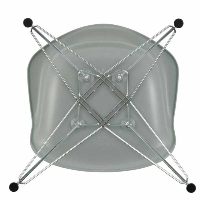 New Eames Plastic Chair DAR Chroom Onderstel Eetkamerstoelen