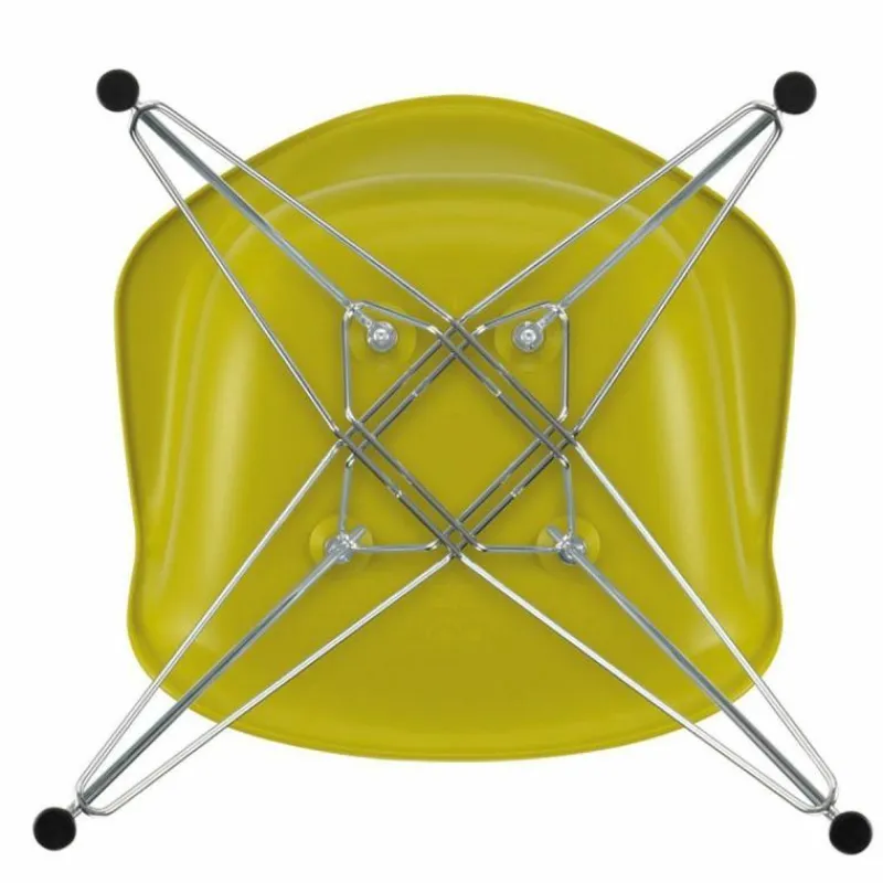New Eames Plastic Chair DAR Chroom Onderstel Eetkamerstoelen