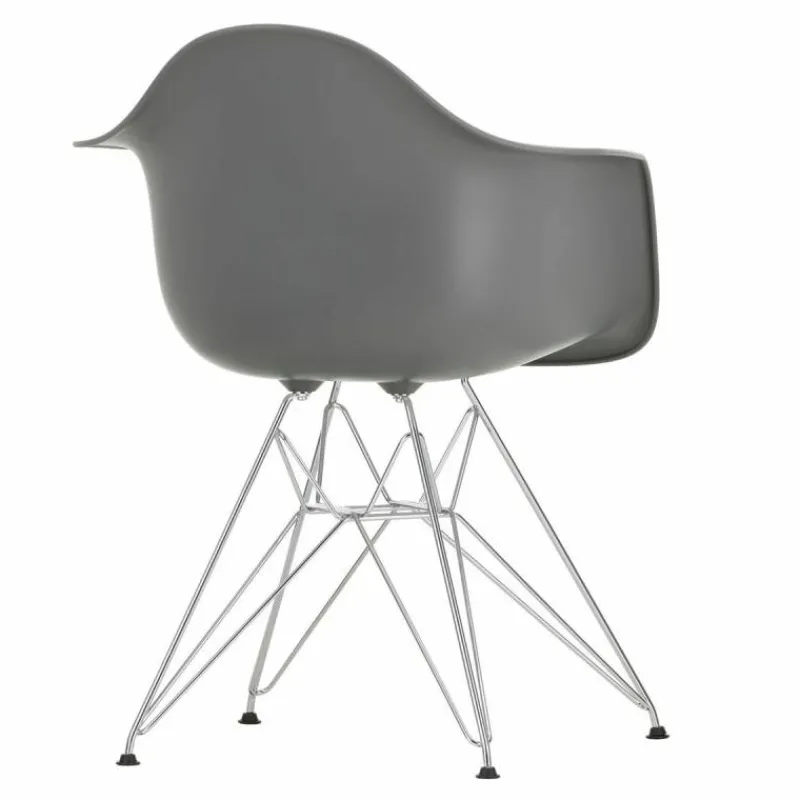 New Eames Plastic Chair DAR Chroom Onderstel Eetkamerstoelen