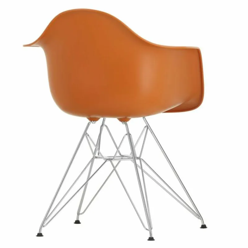 New Eames Plastic Chair DAR Chroom Onderstel Eetkamerstoelen