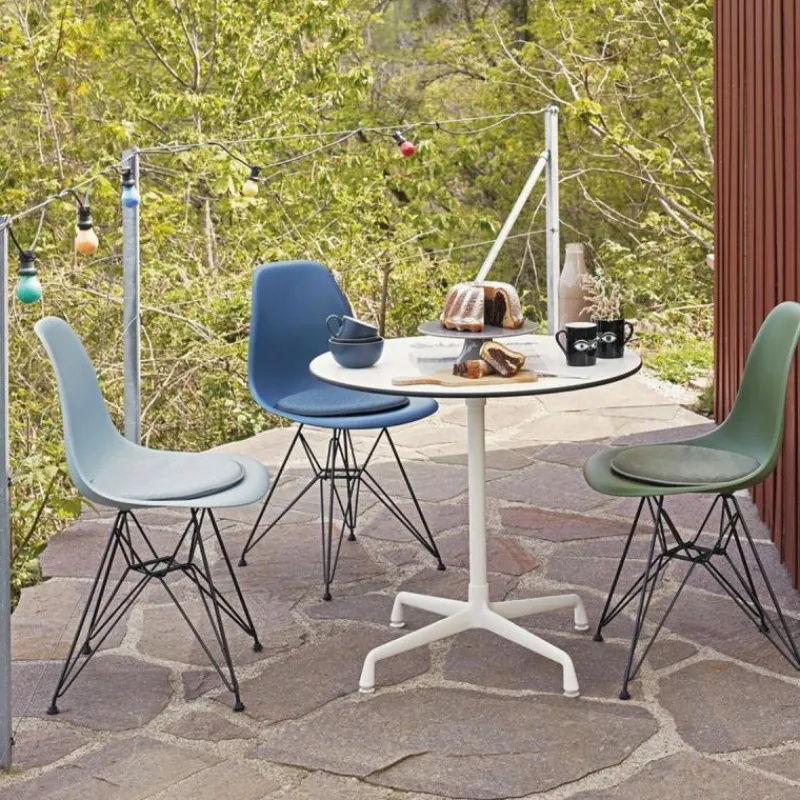 Clearance Eames Plastic Chair DSR Chroom Eetkamerstoelen
