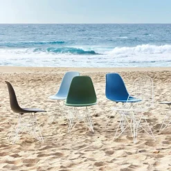 Hot Eames Plastic Chair DSR Wit Eetkamerstoelen