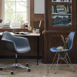 New Eames Plastic Chair DSR Zwart Tuinstoelen|Eetkamerstoelen