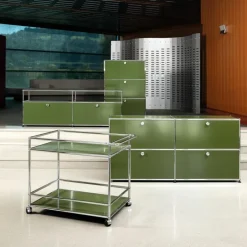 Discount Haller Sideboard 2x2 met 4 Klepdeuren Opbergkasten|Wandkasten