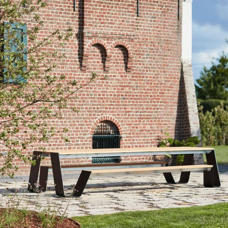 Best Hopper Picnic Picknicktafel - 300 cm. Tuinsets|Tuintafels
