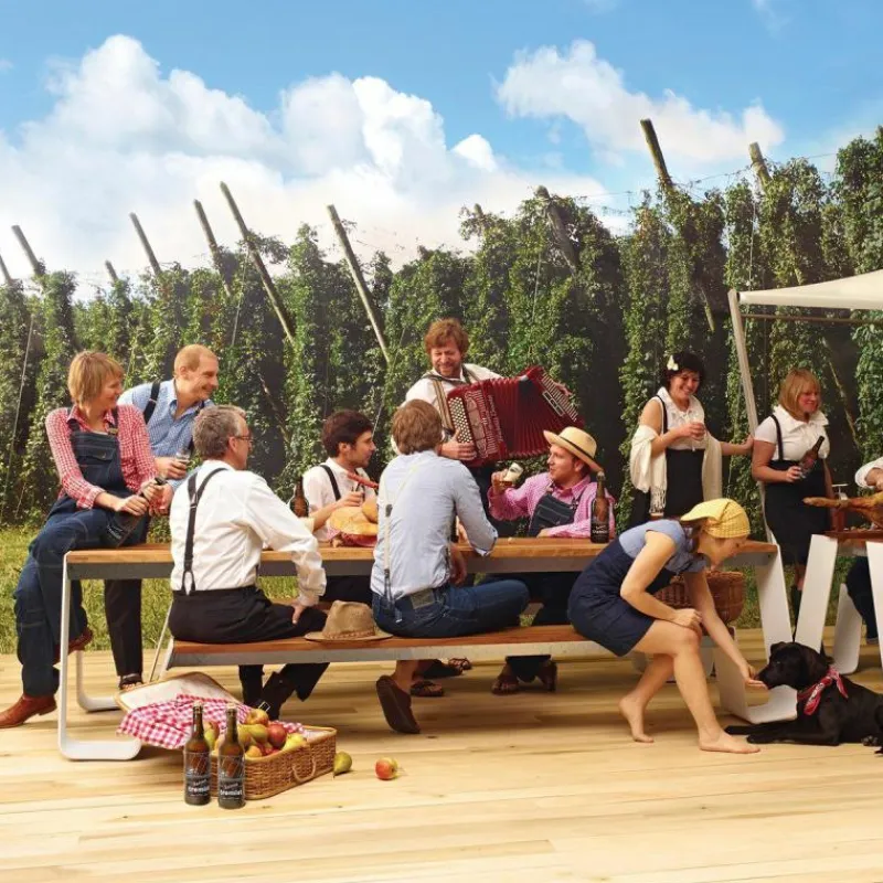 Online Hopper Picnic Picknicktafel - 240 cm. Tuinsets|Tuintafels
