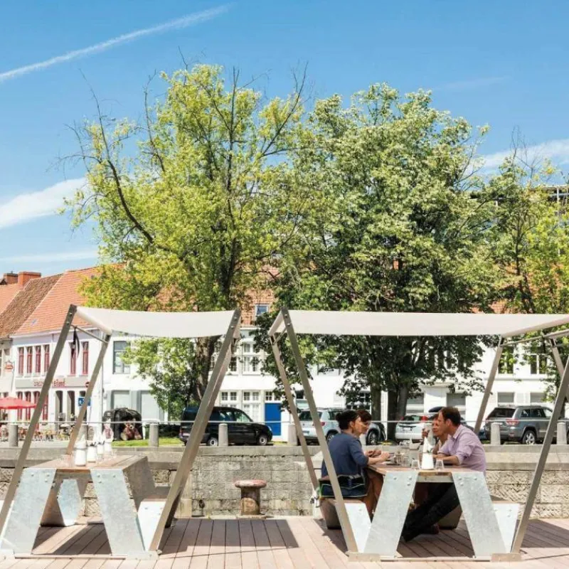 Hopper Picnic Picknicktafel - 360 cm. Tuinsets|Tuintafels