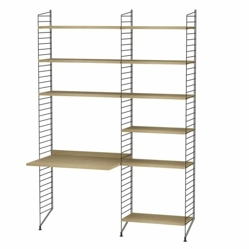 Outlet Kantoor Combinatie 2 Wandkasten|Wandtafels