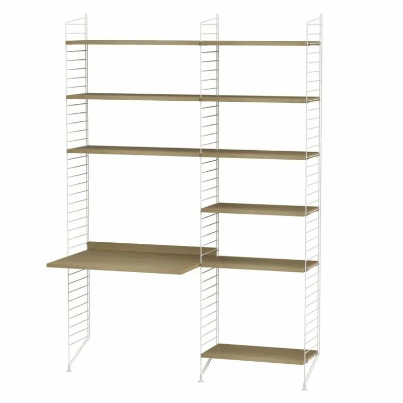 Outlet Kantoor Combinatie 2 Wandkasten|Wandtafels