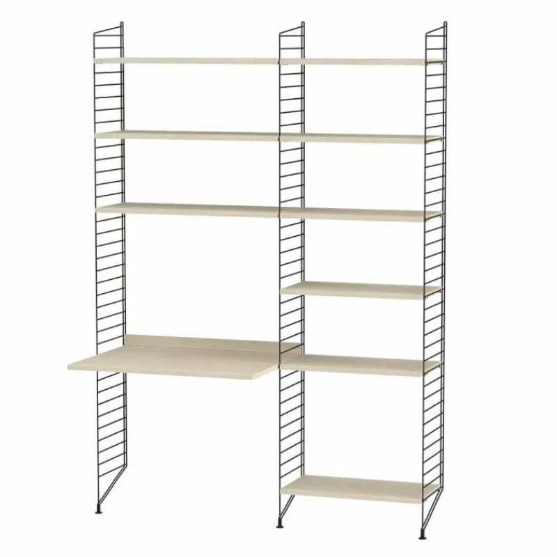 Outlet Kantoor Combinatie 2 Wandkasten|Wandtafels