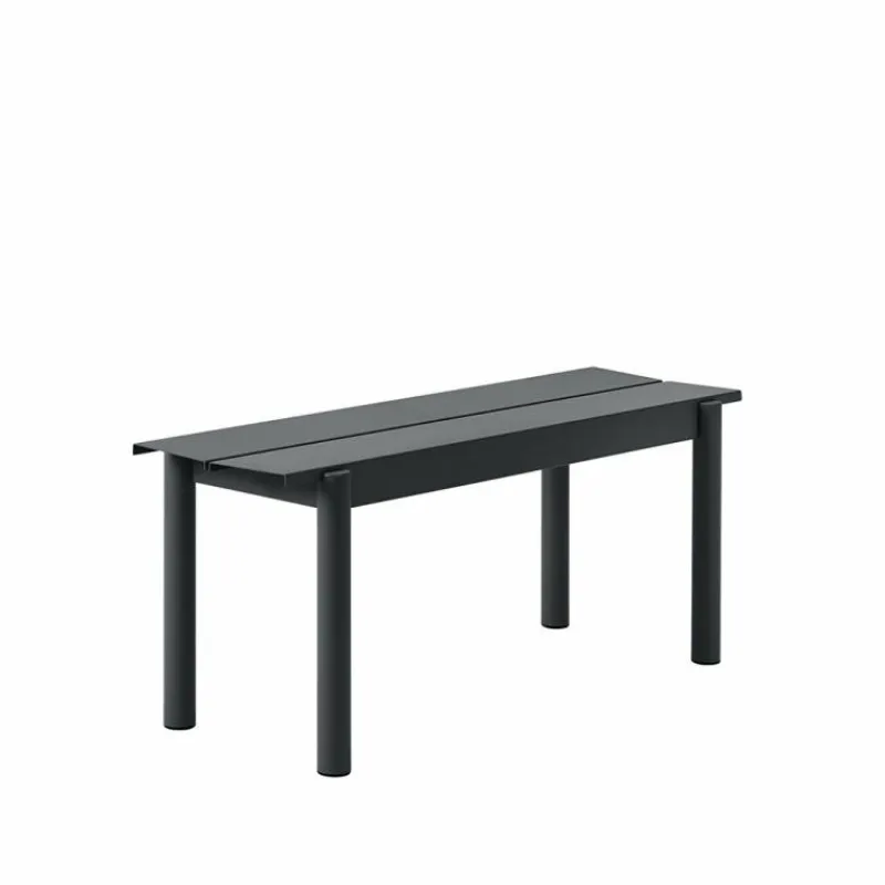 Outlet Linear Steel Bench Tuinbanken