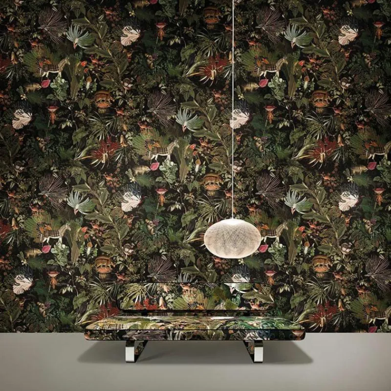 Clearance Menagerie of Extinct Animals Behang Raven Behang