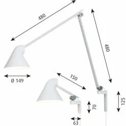 New NJP Wandlamp Lange Arm Wandlampen