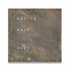Discount QLOCKTWO Earth 45 Creator's Edition Klok Klokken
