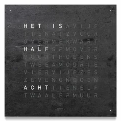 Discount QLOCKTWO Earth 45 Creator's Edition Klok Klokken