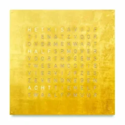 Hot QLOCKTWO Earth 180 Klok Klokken