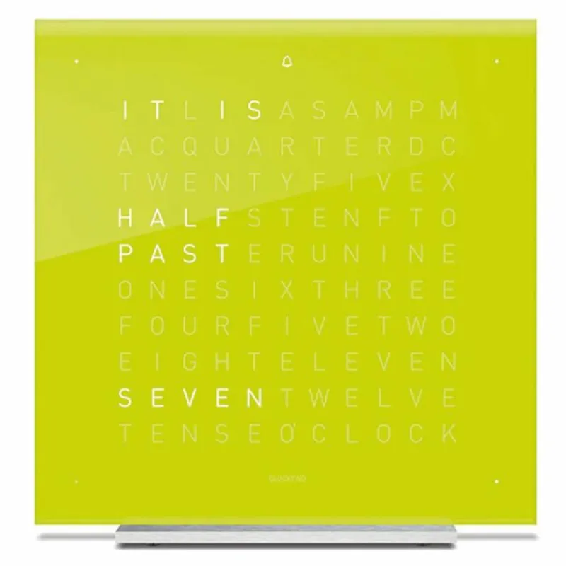 Online QLOCKTWO Earth 13,5 Pure Tafelklok Klokken