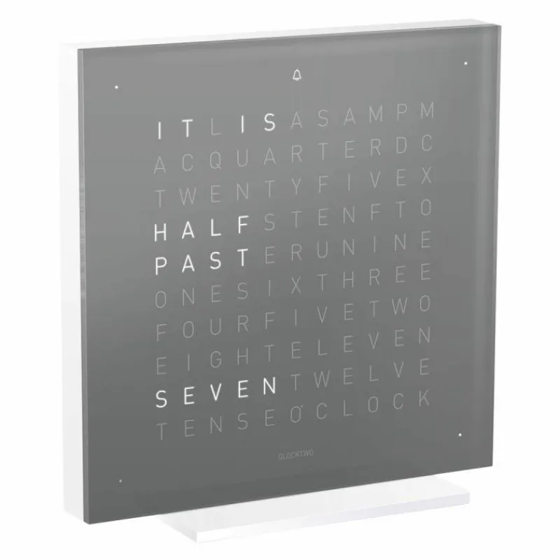 Online QLOCKTWO Earth 13,5 Pure Tafelklok Klokken