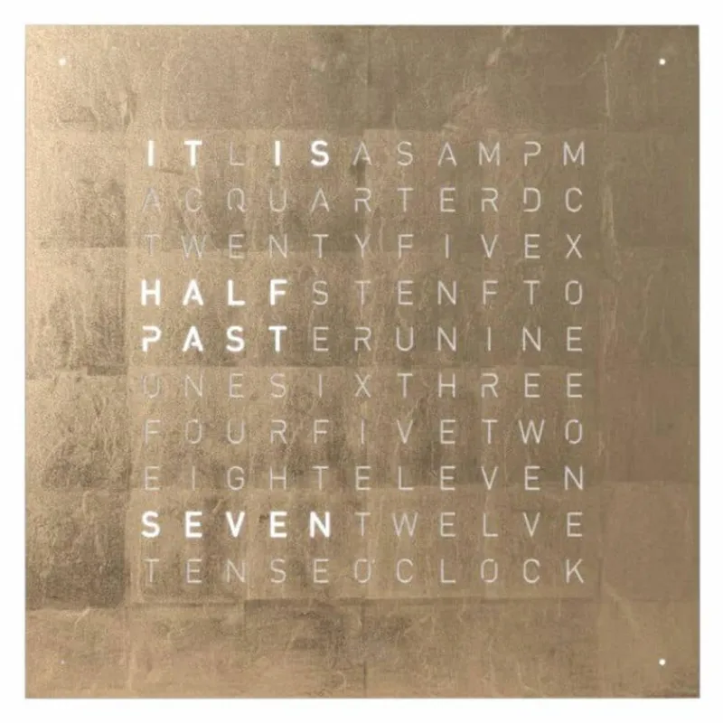 Best QLOCKTWO Earth 45 Universe Edition Klok Klokken