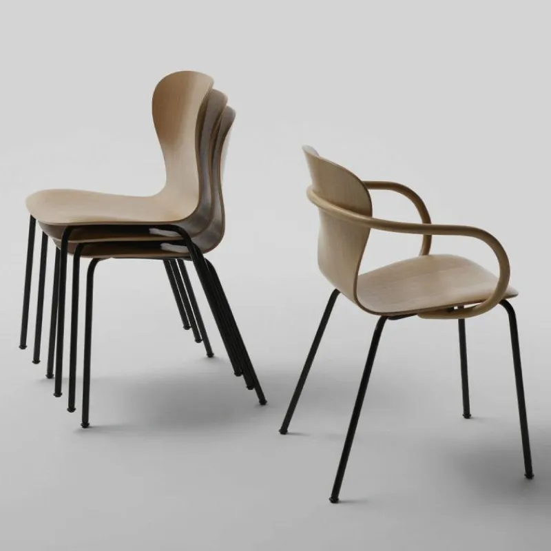 New S 220 F Stoel Met Armleuning Eetkamerstoelen