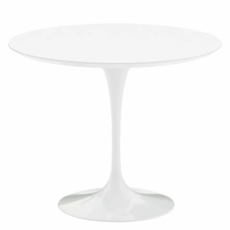 Outlet Saarinen Tulip Eettafel Met Wit Onderstel Eettafels