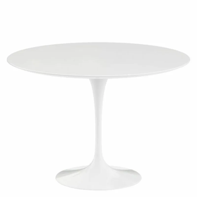 Outlet Saarinen Tulip Eettafel Met Wit Onderstel Eettafels