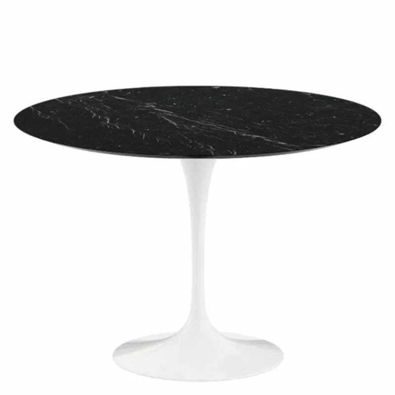 Outlet Saarinen Tulip Eettafel Met Wit Onderstel Eettafels
